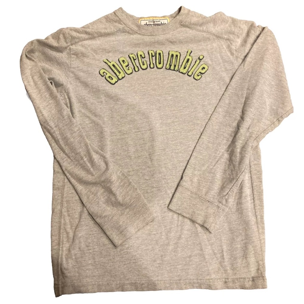 Kids Abercrombie XL Grey Long Sleeve Shirt